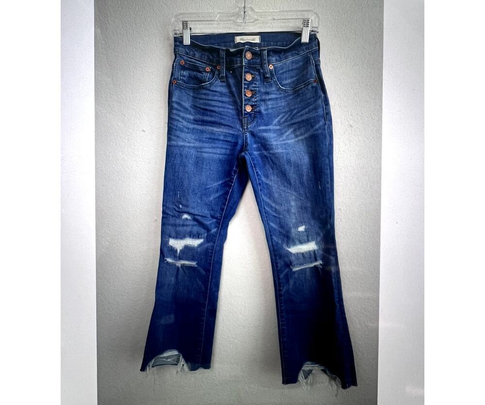 Madewell Cali Demi-Boot Jeans | Bronson Wash | Size 26